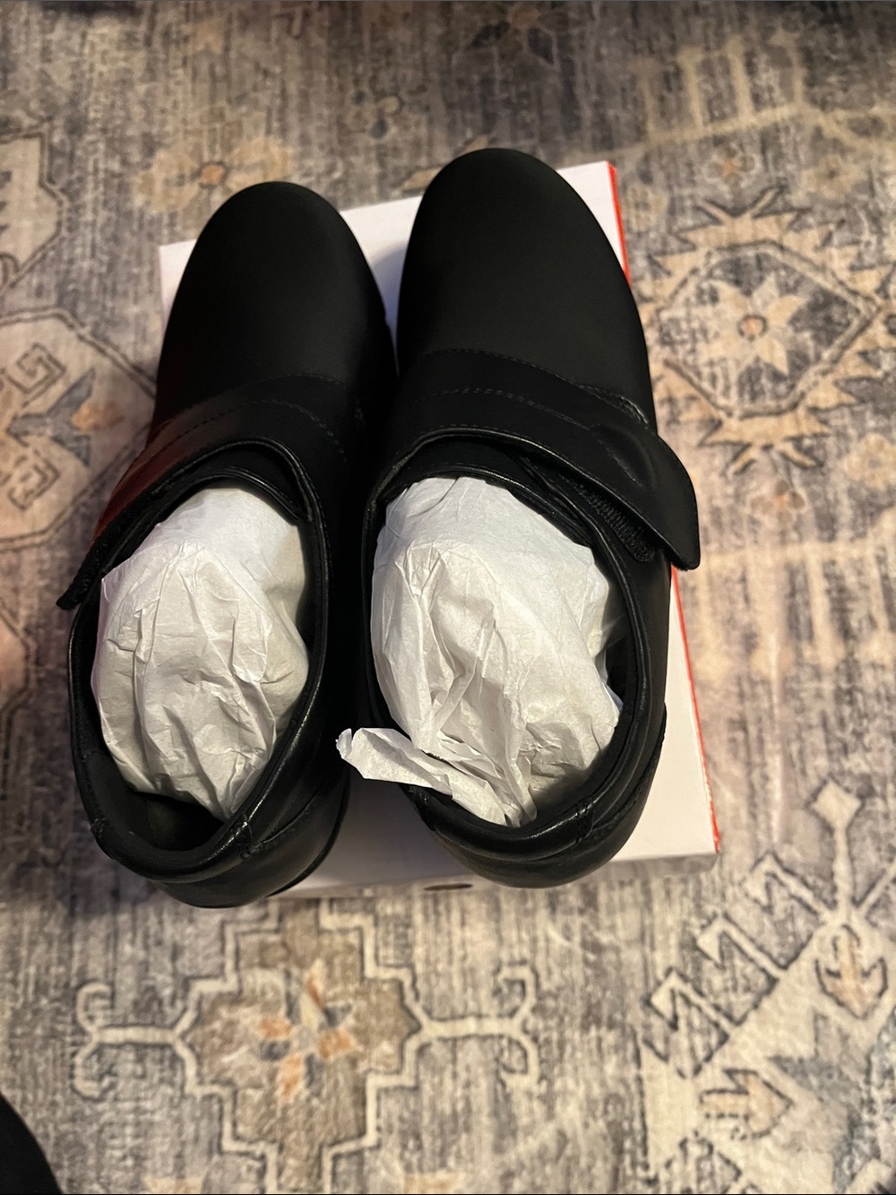 Womens Black Slip-On Casual Shoes